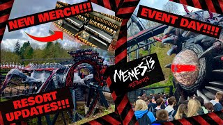 Riding Nemesis Reborn When Alton Towers is CLOSED  Resort Updates  New Merch  April 2024 [upl. by Goodard662]