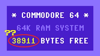 38911 Bytes Free Commodore 64s BASIC RAM [upl. by Dow756]