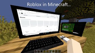 Creating a Roblox account in Minecraft feat Manou Synergy [upl. by Nwavahs588]