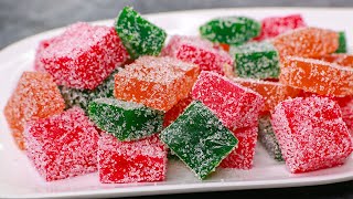 Gummy Candy Recipe  Jujubes Recipe  Jello Candy Recipe  Yummy [upl. by Jeminah826]