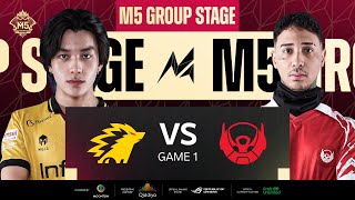 ID M5 Group Stage Hari 1  ONIC VS BIGETRON SONS  GAME 1 [upl. by Libyc638]