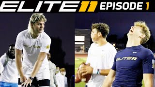 The Top High School QBs Go HeadtoHead in a Throwing Competition  Elite 11 Episode 1 [upl. by Arbmik]