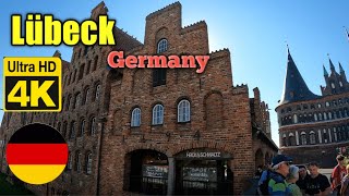 Lubeck Walking Tour  5k 30fps  Germany 4k  Real Walking [upl. by Remsen950]