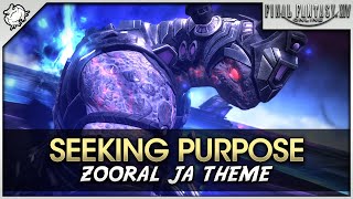 FFXIV  Seeking Purpose Zoraal Ja OST Theme Everkeep [upl. by Attelrak558]