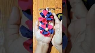 Trending idea💁flower makingfabric flower🌼💐making at homesubscribe for more vedios👍🏠 [upl. by Jordan377]