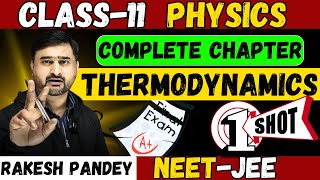 Thermodynamics Physics Class 11 One Shot last Minute Revision Rakesh Pandey Study club 24x7 [upl. by Ecirehc522]