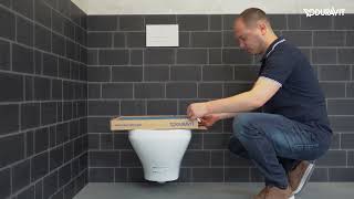 Duravit Durastyle installatie toiletbril en deksel [upl. by Ycnalc574]