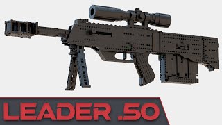 SEMIAUTO amp SHELL EJECTING SNIPER RIFLE  LEGO LEADER 50 BMG [upl. by Esialb]