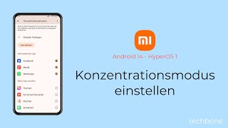 Konzentrationsmodus einstellen  Xiaomi Android 14  HyperOS 1 [upl. by Pride]