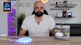 Aldi casalux WiFi LED Strip im Test  Info neuer Uploadplan [upl. by Yromem]