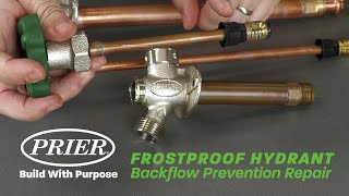 PRIER Frostproof Hydrant Backflow Prevention Repair [upl. by Aehsila]