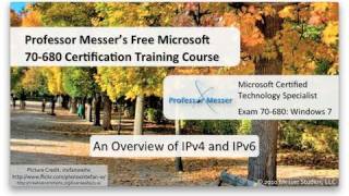 An Overview of IPv4 and IPv6  Microsoft 70680 41 [upl. by Iborian]