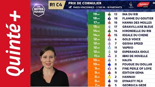 PRONOSTICS  LE CARNET DE NOTES DU QUINTÉ DU DIMANCHE 21 JANVIER À VINCENNES  PRIX DE CORNULIER [upl. by Cuyler]