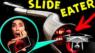 SLIDE EATER EAT my DRONE in real life [upl. by Asilahs]