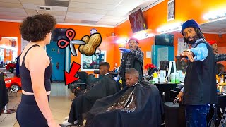 Telling Barbers To Shave My Balls Prank [upl. by Frederica]