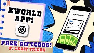 XWORLD APP MAY LEGIT TRICKS AKO DITO PLUS FREE GIFTCODE  TAGALOG TUTORIAL REVIEW [upl. by Yelknirb]