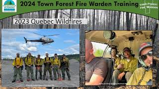 2024 Town Forest Fire Warden Training [upl. by Arleyne133]