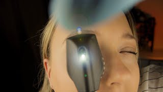 ASMR Ocular Orbital Eye Examination Light Exam [upl. by Etnod864]