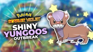 Shiny Yungoos Outbreak in Pokemon Scarlet amp Violet [upl. by Berkman310]