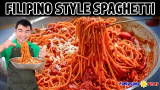 Filipino Style Spaghetti Recipe [upl. by Erlond]