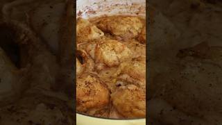 Ina Garten Chicken Thighs with Creamy Mustard Sauce cooking easyrecipe dinnerrecipe [upl. by Cynera469]