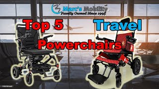 Top 5 BEST Travel Power Wheelchairs of 2024 So Far  Folding and Portable Powerchairs [upl. by Elvah]