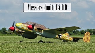 RC Messerschmitt Bf 110  MLKM [upl. by Hanavas]