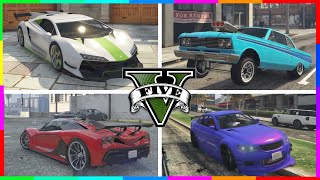 UBICACIONES de Coches en GTA 5 Modo Historia Autos de LUJO GRATIS en GTA V [upl. by Eniamrej578]