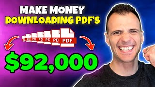 How I Made 92000 Using FREE PDFs As a Total Beginner  Make Money Online [upl. by Tima]