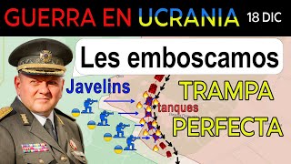 18 Dic ¡Brillante Enorme convoy ruso ANIQUILADO en una EMBOSCADA  La Guerra en Ucrania [upl. by Notxam723]