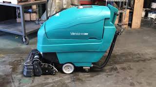 Tennant 1610 Ready Space Carpet Cleaner Extractor 711 Hours Walk Behind [upl. by Nolte]