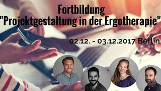 Projektgestaltung in der Ergotherapie im Dezember 2017 [upl. by Ellenehc]