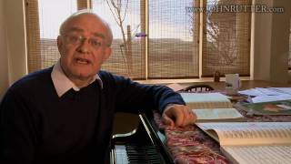 John Rutter on the Requiem 1 Impulse and influence [upl. by Etiuqram68]