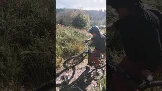 Haldon off piste Hill climb mtb ytshort hillclimbracing mountainbike [upl. by Fessuoy]