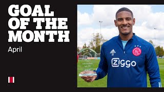 Haller Het kwam door de hamstring  GOAL OF THE MONTH APRIL [upl. by Anilram]