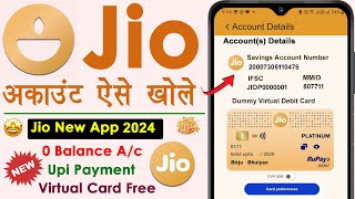 jio payment bank account open  jio bank account kaise khole  jio finance app [upl. by Notgnillew717]