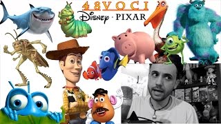 48 VOCI PIXAR imitazioni  unPOdiVOCI Special [upl. by Player470]