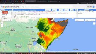 Calculate Gross primary productivity GPP using Earth Engine [upl. by Ajidahk]