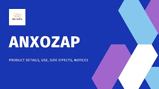 What is Anxozap Uses Side effects and product detail Anxozap 101530 mg [upl. by Collar]