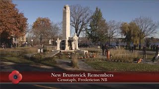 New Brunswick Remembers  Thursday November 11 2021 [upl. by Nawuq218]