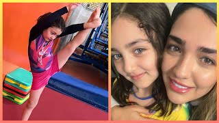 Anahita Is Doing Exercise In The Gym  Anahita With Mom  Anahita Hashemzadeh [upl. by Alta]