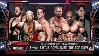 WWE 2K16 6Man Battle Royal Match For Champion Of Champions Title [upl. by Slin]