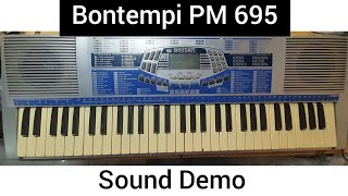 bontempi bontempi mp 695 bontempi piano [upl. by Aernda855]