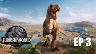 GETTING BIGGER CARNIVORES Jurassic World Evolution 2 Ep3 [upl. by Etak303]