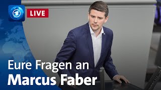 Eure Fragen an Marcus Faber  Bericht aus Berlin Extra [upl. by Olotrab361]