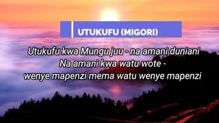 Utukufu Migori Mass  A Ossonga  Lyrics video [upl. by Letney]