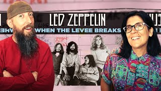 Led Zeppelin  When The Levee Breaks REACTION with my wife [upl. by Salzhauer]