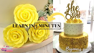 Beginners guide to fondant flowers [upl. by Wells]