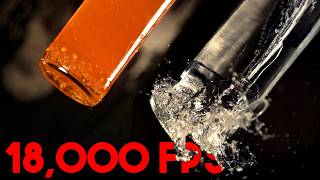 Water Hammer vs Soda Hammer 18000FPS Slow Motion [upl. by Maillij]