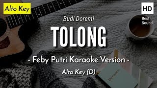 Tolong Karaoke Akustik  Budi Doremi Alto Key  HQ Audio [upl. by Greeson]